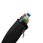 Kabel-Organisator HAUSTIER Einzelfaden-Reißverschluss-Kabelmuffe flocht die Verpackungs-einfache Installierung